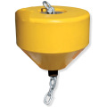 Unsinkable large load mooring buoy for vessel mooring